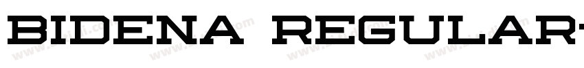 bidena regular字体转换 bidena regular字体转换